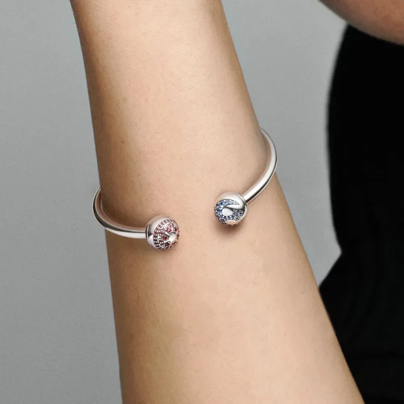 (afbeelding voor) Pandora Moments Star Wars™ Licht & Duistere Kant Logo Open Armband - 591139C01 - Bekijken 6