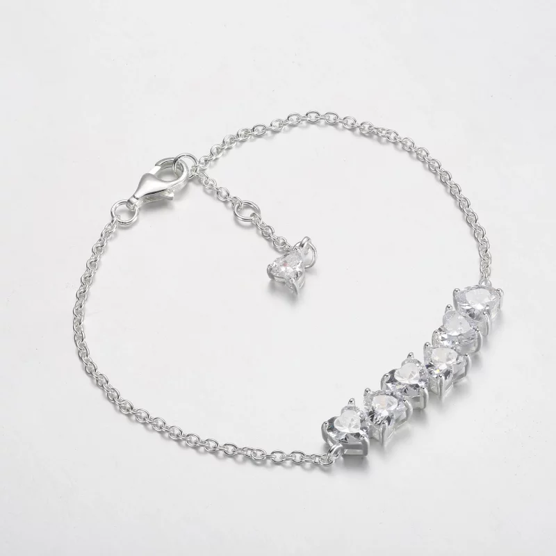 (afbeelding voor) Pandora Sparkling Endless Hearts Kettingarmband - 591162C01 - Bekijken 2