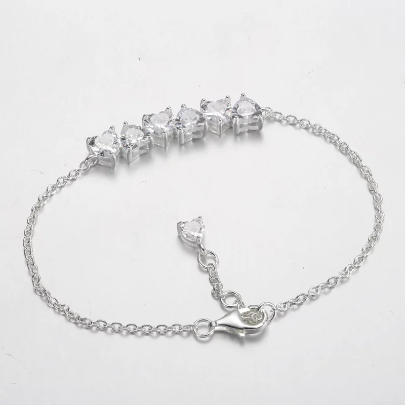 (afbeelding voor) Pandora Sparkling Endless Hearts Kettingarmband - 591162C01 - Bekijken 3