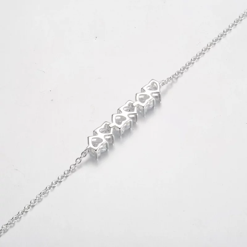 (afbeelding voor) Pandora Sparkling Endless Hearts Kettingarmband - 591162C01 - Bekijken 6