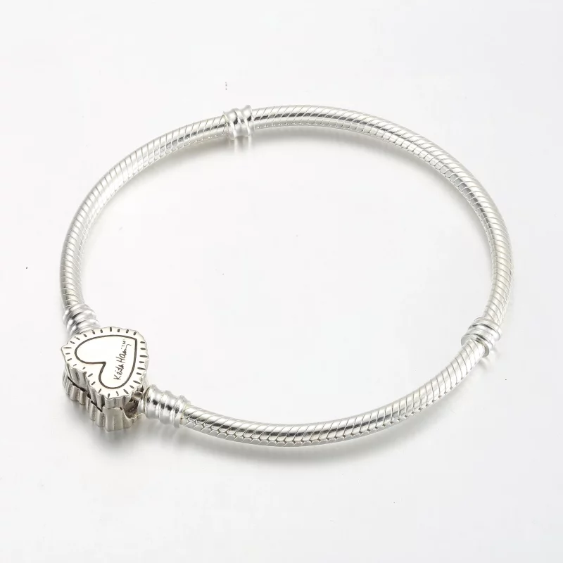 (afbeelding voor) Keith Haring™ x Pandora Moments Stralend Hart Slangenketting Armband - 592217C01 - Bekijken 3