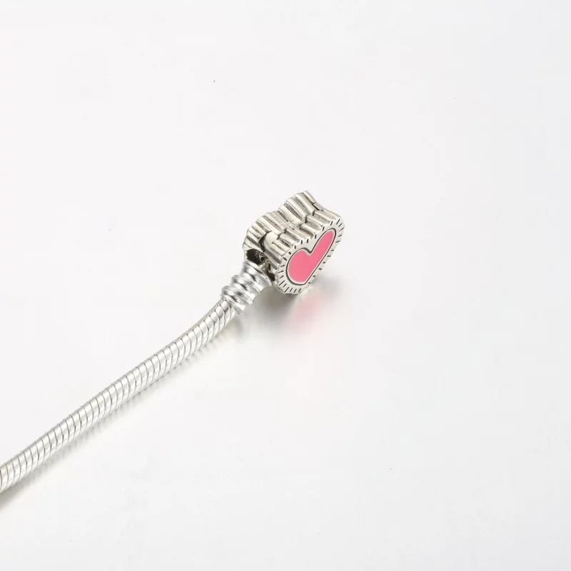 (afbeelding voor) Keith Haring™ x Pandora Moments Stralend Hart Slangenketting Armband - 592217C01 - Bekijken 4