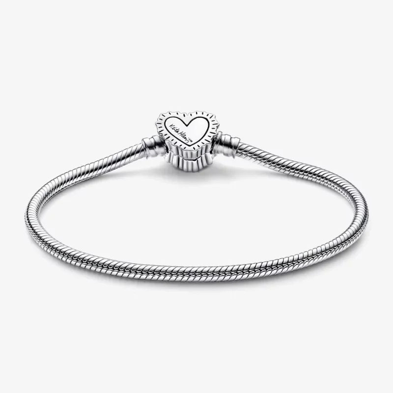 (afbeelding voor) Keith Haring™ x Pandora Moments Stralend Hart Slangenketting Armband - 592217C01 - Bekijken 6