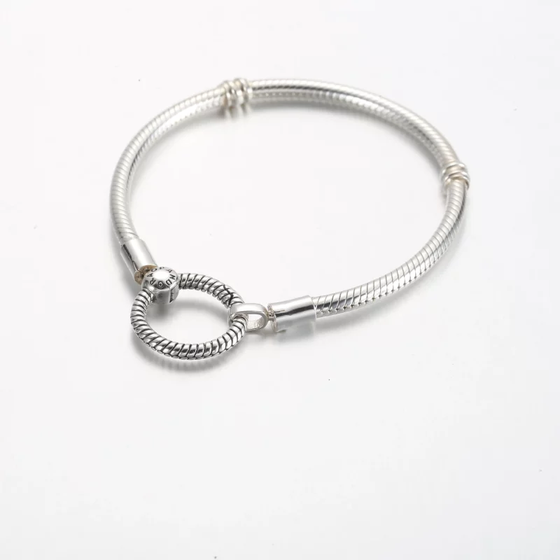 (afbeelding voor) Pandora Moments O-sluiting Slangenketting Armband - 592242C00 - Bekijken 3