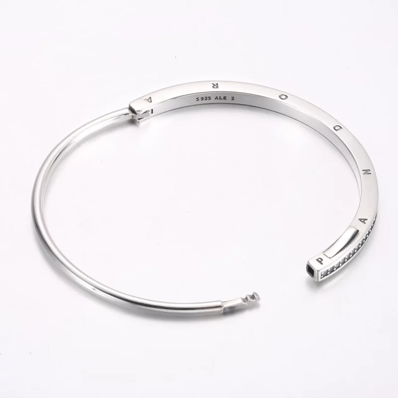 (afbeelding voor) Pandora Signature I-D Pavé Armband - 592313C01 - Bekijken 3