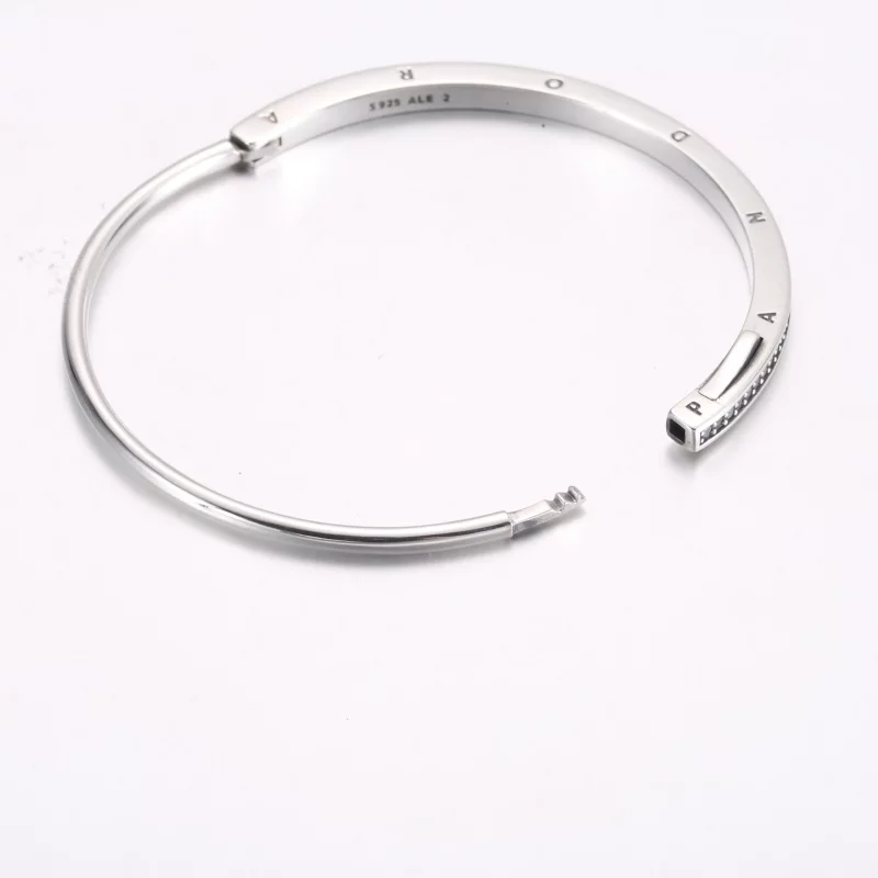 (afbeelding voor) Pandora Signature I-D Pavé Armband - 592313C01 - Bekijken 5