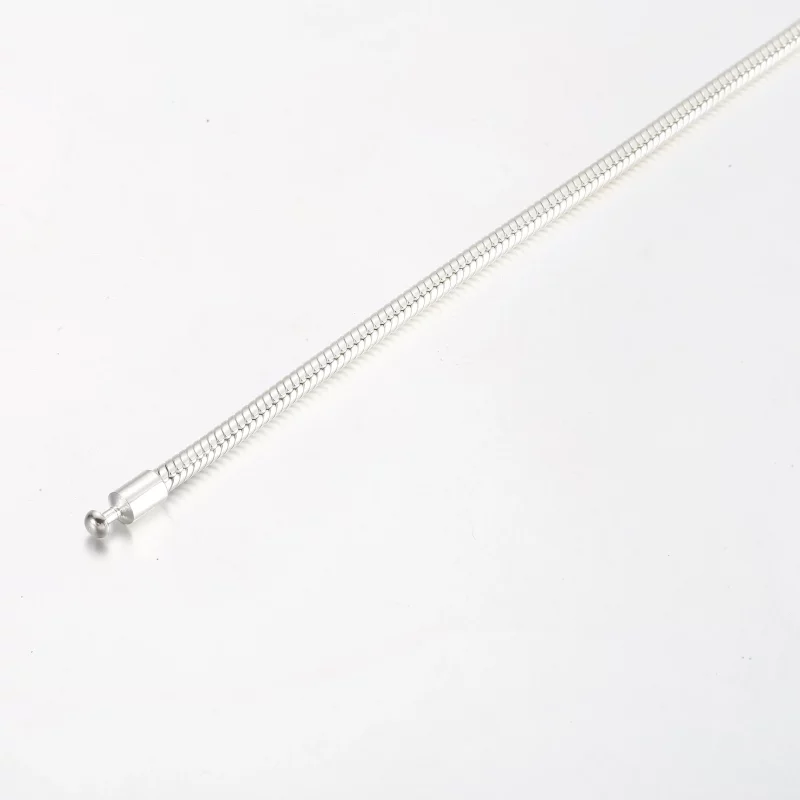 (afbeelding voor) Pandora Slangenketting halsketting van sterling zilver met liefdesknoopsluiting - Bekijken 5