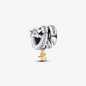 (afbeelding voor) Pandora Vallende Ster Spiraal Charm - 762206C01