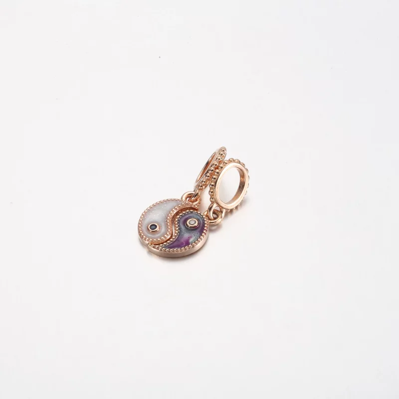 (afbeelding voor) Pandora Splittable Yin & Yang Sparkling Dangle Charm - 780098C01 - Bekijken 2