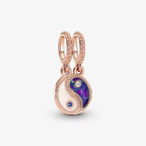 (afbeelding voor) Pandora Splittable Yin & Yang Sparkling Dangle Charm - 780098C01
