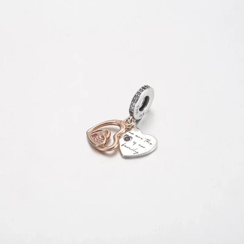 (afbeelding voor) Pandora Verstrengelde Oneindige Harten Dubbele Hangende Charm - 781020C01 - Bekijken 2