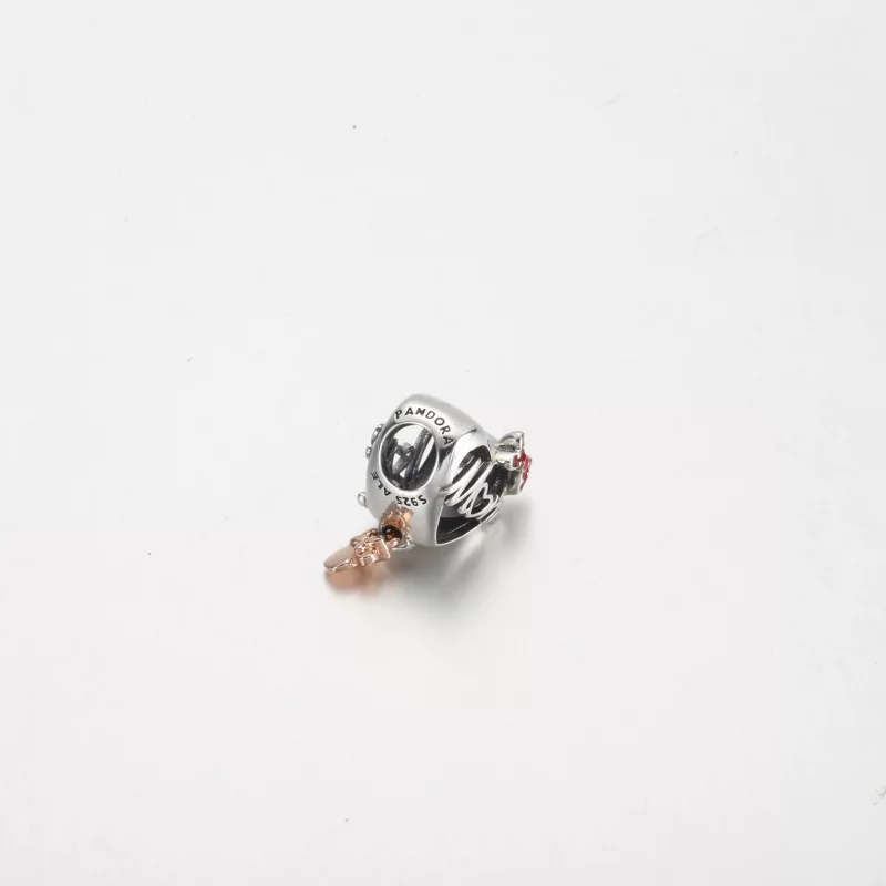 (afbeelding voor) Pandora Disney Minnie Mouse Moeder Hart Charm - 781142C01 - Bekijken 3