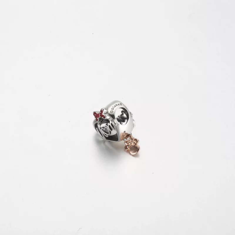 (afbeelding voor) Pandora Disney Minnie Mouse Moeder Hart Charm - 781142C01 - Bekijken 4