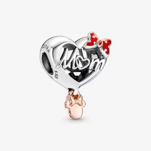 Pandora Disney Minnie Mouse Moeder Hart Charm - 781142C01 (afbeelding voor) Pandora Disney Minnie Mouse Moeder Hart Charm - 781142C01