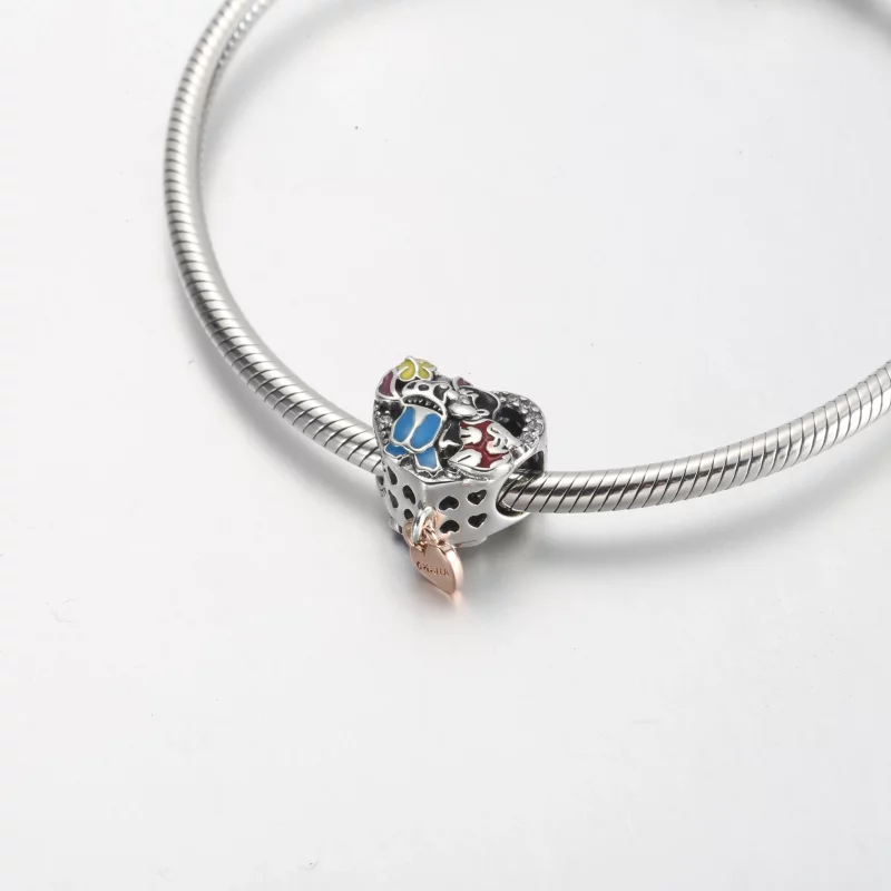 (afbeelding voor) Pandora Disney Ohana Lilo & Stitch Geïnspireerd Charm - 781682C01 - Bekijken 6