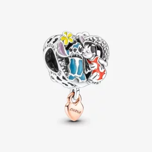 Pandora Disney Ohana Lilo & Stitch Geïnspireerd Charm - 781682C01 (afbeelding voor) Pandora Disney Ohana Lilo & Stitch Geïnspireerd Charm - 781682C01