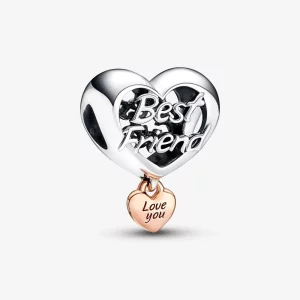 (afbeelding voor) Pandora Love You Best Friend Hartcharm - 782243C00