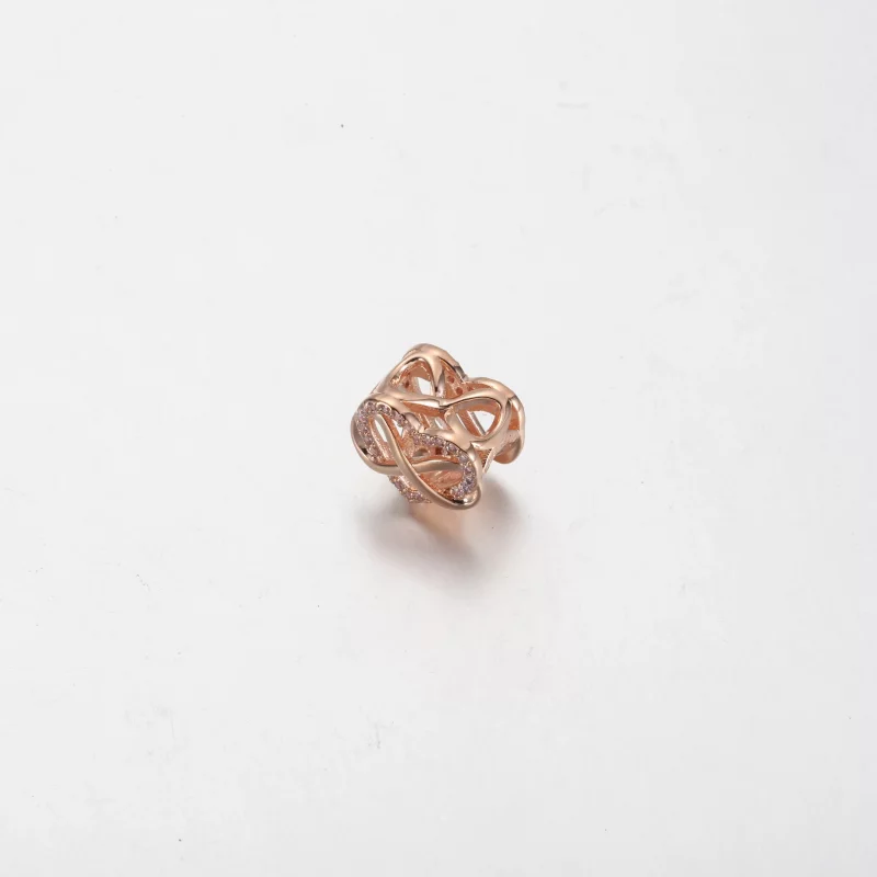 (afbeelding voor) Pandora Family Infinity Roze Hart Charm - 782246C01 - Bekijken 2