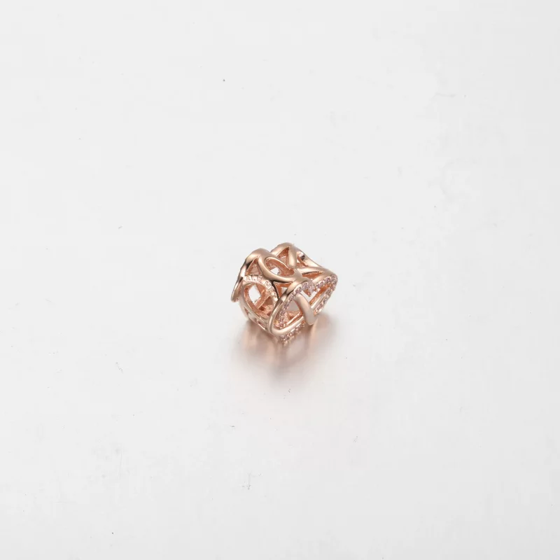 (afbeelding voor) Pandora Family Infinity Roze Hart Charm - 782246C01 - Bekijken 3