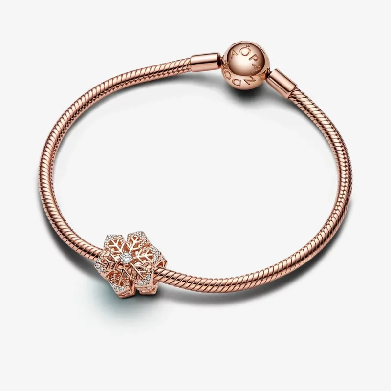 (afbeelding voor) Pandora Feestelijke Sneeuwvlok Charm - 782378C01 - Bekijken 8