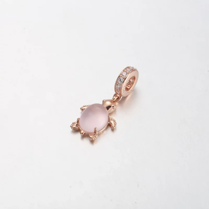 (afbeelding voor) Pandora Murano Glas Roze Zeeschildpad Hangcharme - 788939C01 - Bekijken 2