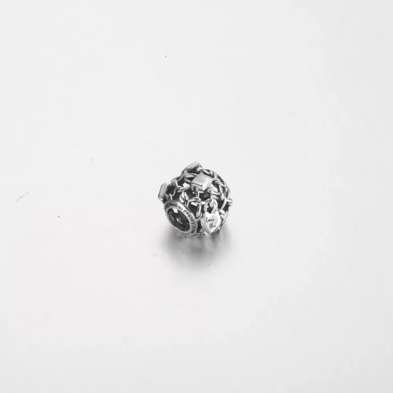 (afbeelding voor) Pandora Openwork Ketting Schakel Hangslot Charme - 790071C00 - Bekijken 3