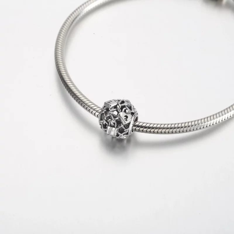 (afbeelding voor) Pandora Openwork Ketting Schakel Hangslot Charme - 790071C00 - Bekijken 5