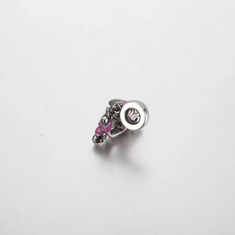 (afbeelding voor) Pandora Roze Scooter Hangertje - 791057C01 - Bekijken 3