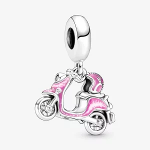 (afbeelding voor) Pandora Roze Scooter Hangertje - 791057C01
