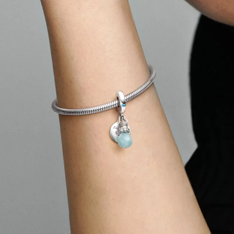 (afbeelding voor) Pandora Glow-in-the-dark Lightbulb Double Dangle Charm - 791123C01 - Bekijken 5
