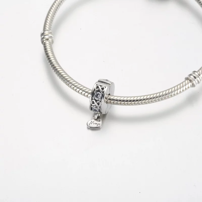 (afbeelding voor) Pandora Family Always Pavé Clip Charm - 791151C01 - Bekijken 4
