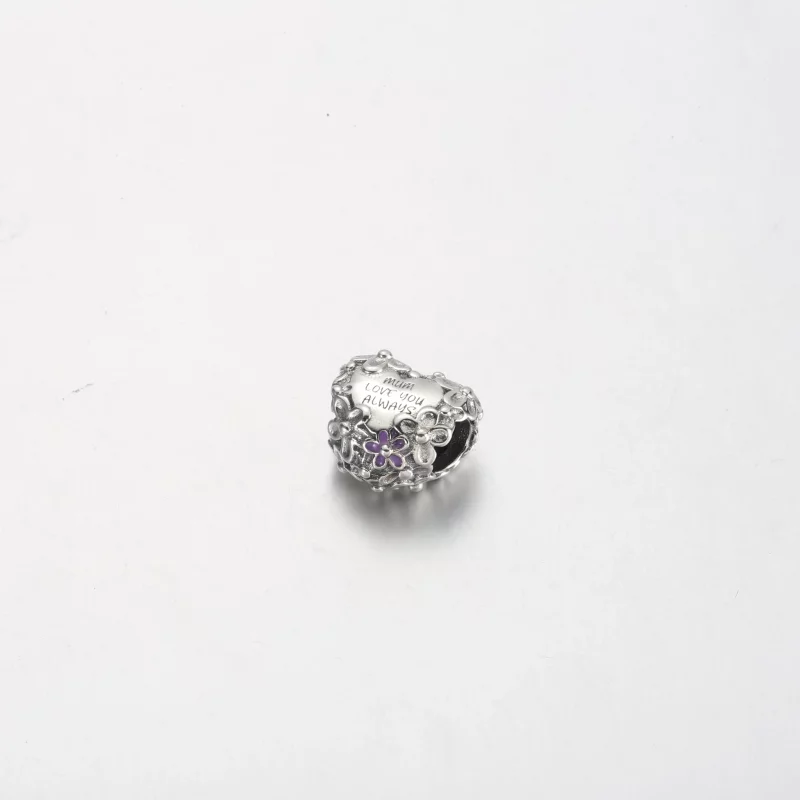 (afbeelding voor) Pandora Mom Daisy Heart Charm - 791155C01 - Bekijken 2