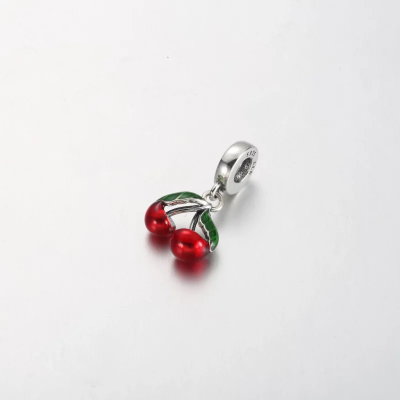 (afbeelding voor) Pandora Asymmetrische Kersenvruchten Hangende Charm - 791583C01 - Bekijken 2