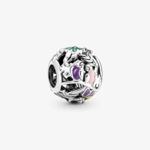 Pandora Jungle Creatures & Leaves Charm - 791620C01 (afbeelding voor) Pandora Jungle Creatures & Leaves Charm - 791620C01