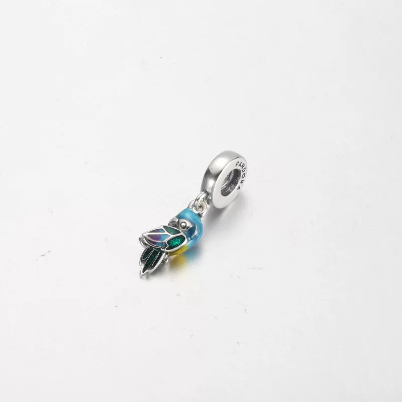 (afbeelding voor) Pandora Jungle Paradise Papegaai Hangende Charm - 791679C01 - Bekijken 3