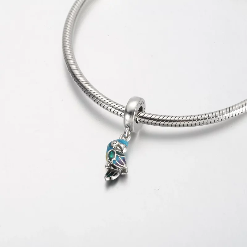 (afbeelding voor) Pandora Jungle Paradise Papegaai Hangende Charm - 791679C01 - Bekijken 4