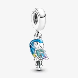 Pandora Jungle Paradise Papegaai Hangende Charm - 791679C01 (afbeelding voor) Pandora Jungle Paradise Papegaai Hangende Charm - 791679C01