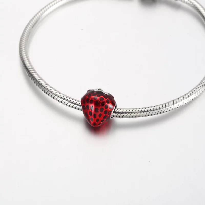(afbeelding voor) Pandora Geslepen Aardbeienfruit Charm - 791681C01 - Bekijken 5