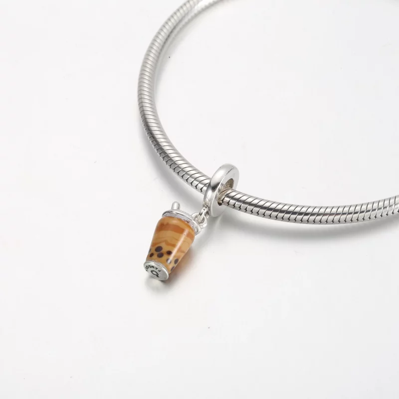 (afbeelding voor) Pandora Murano Glas Bubble Tea Hangertje - 791685C01 - Bekijken 4