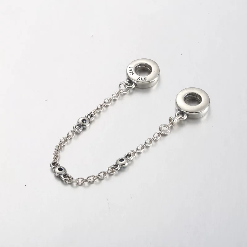 (afbeelding voor) Pandora Triple Blue Stone Safety Chain - 791688C01 - Bekijken 4