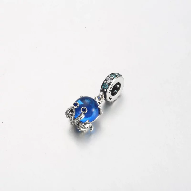 (afbeelding voor) Pandora Murano Glas Schattige Octopus Hangcharme - 791694C01 - Bekijken 2