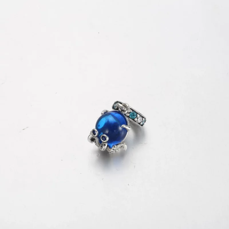 (afbeelding voor) Pandora Murano Glas Schattige Octopus Hangcharme - 791694C01 - Bekijken 4