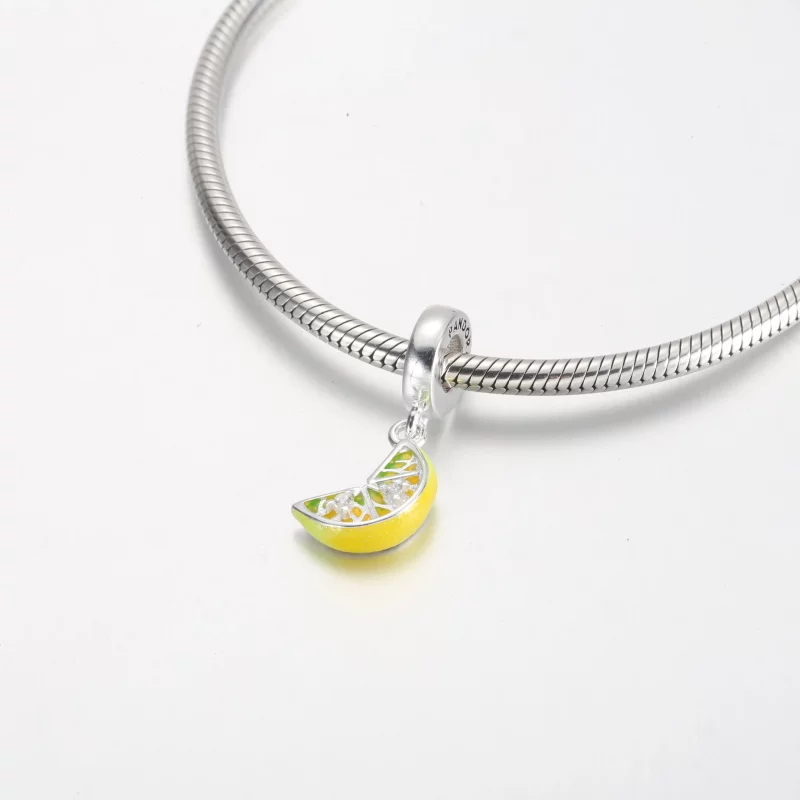 (afbeelding voor) Pandora Citroenschijfje Bruisend Fruit Hangcharme - 791696C01 - Bekijken 4