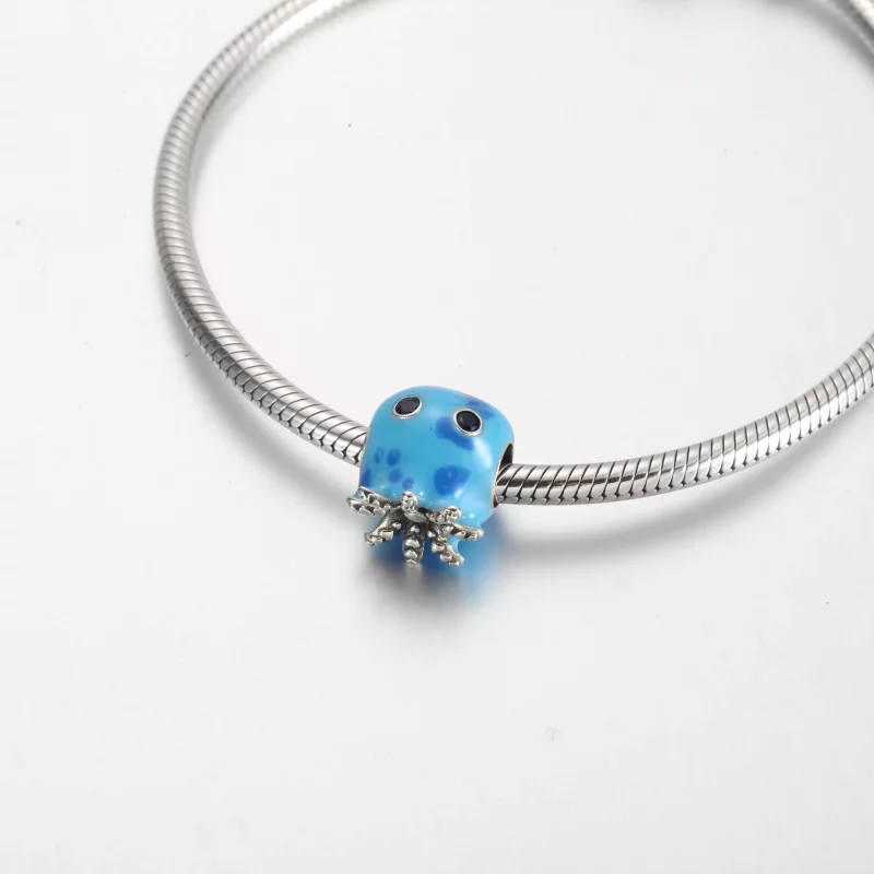 (afbeelding voor) Pandora Ocean Bubbles & Waves Octopus Charm - 791698C01 - Bekijken 5