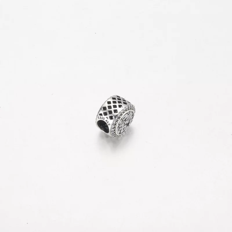 (afbeelding voor) Pandora Zwart Luipaardprint Charme van Sterlijk Zilver - 792016CZ_E023 - Bekijken 3