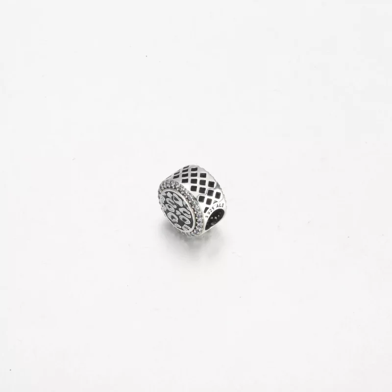 (afbeelding voor) Pandora Zwart Luipaardprint Charme van Sterlijk Zilver - 792016CZ_E023 - Bekijken 4