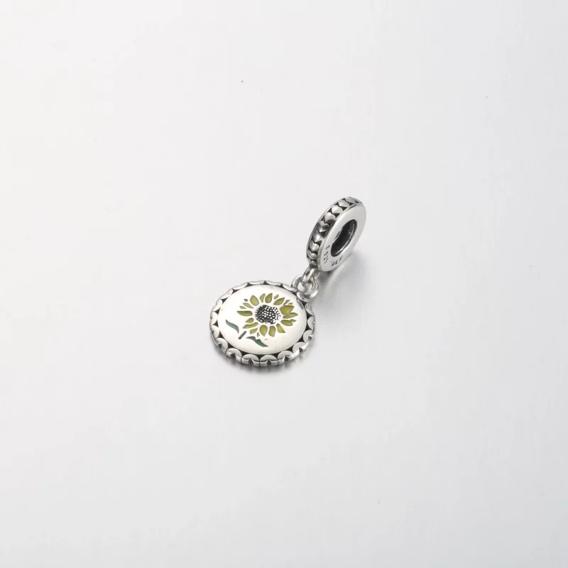 (afbeelding voor) Pandora Zonnebloem Liefde Voor Iedereen Hangende Charm - 792018C00_E030 - Bekijken 2