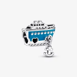 Pandora Geankerde Cruiseschip Charm - 792198C01 (afbeelding voor) Pandora Geankerde Cruiseschip Charm - 792198C01