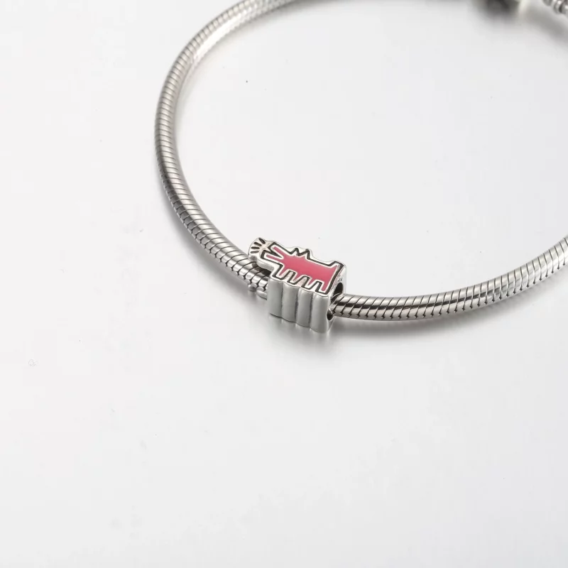 (afbeelding voor) Keith Haring™ x Pandora Blaffende Hond Charm - 792218C01 - Bekijken 5