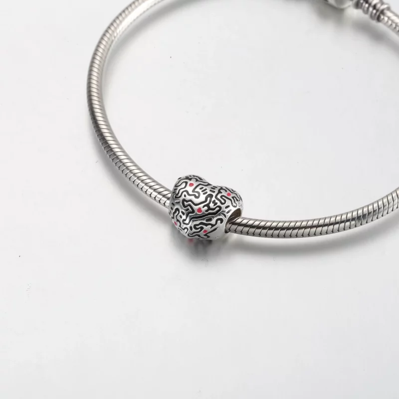 (afbeelding voor) Keith Haring™ x Pandora Lijnkunst Mensen Charm - 792224C01 - Bekijken 5